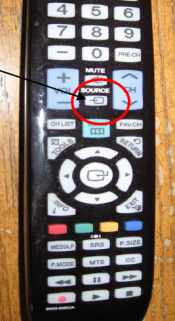 TV Remote Source Button