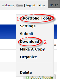 Portfolio Tools, Download