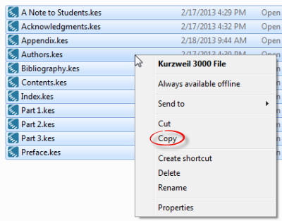 Copy Multiple Files