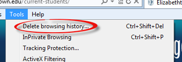 Delete Browsing History...